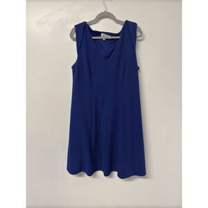 SABRINA COLLECTIVE Plus Size 2X A-Line Dress Blue Sleeveless #36‎